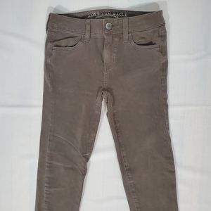 American Eagle Tan 360° Super Stretch Skinny Pants